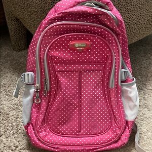 Ruipai Pink Polka Dot Backpack by Sporto